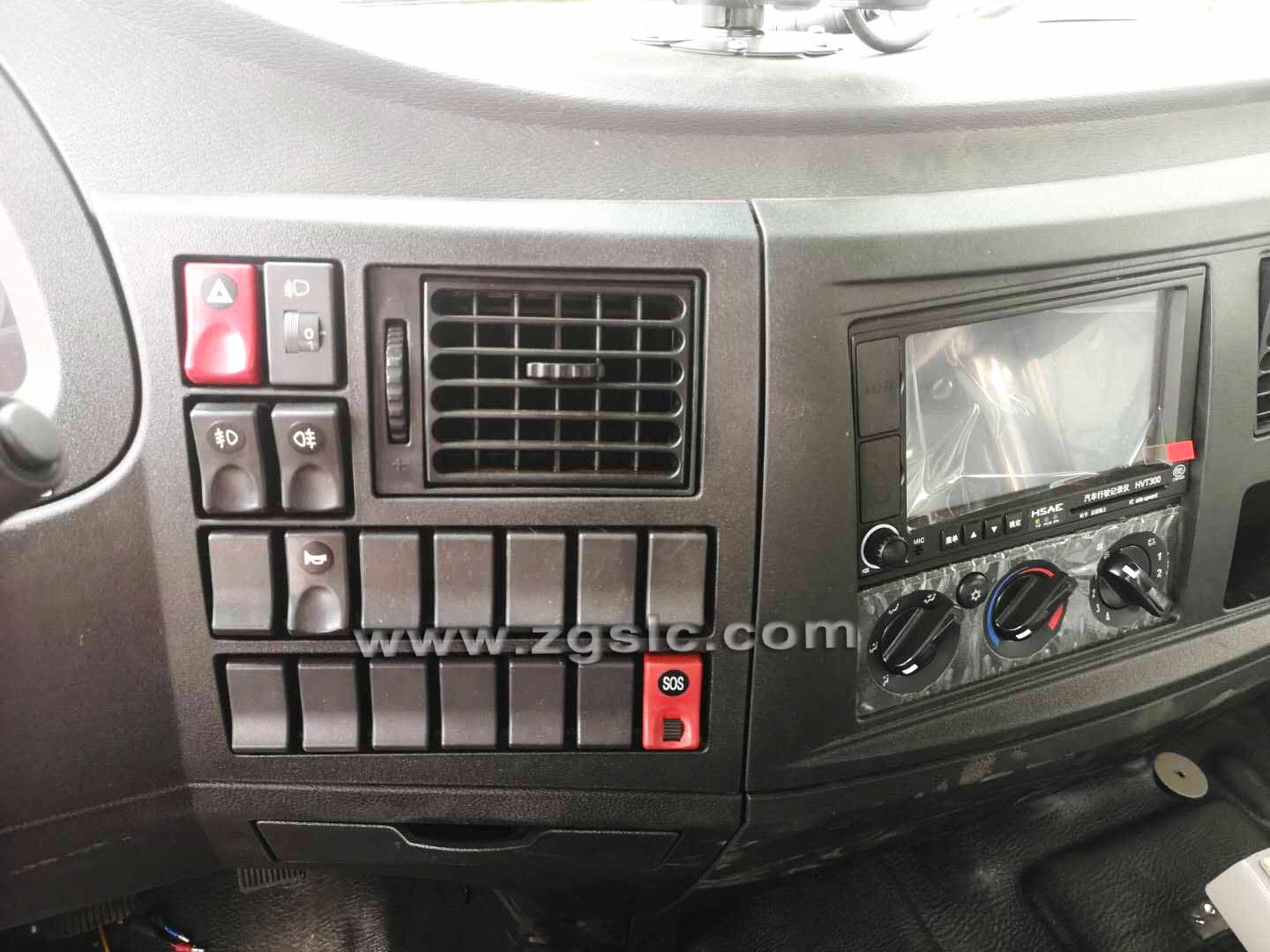 黃牌東風D9洗掃車帶電動高炮(國五)
