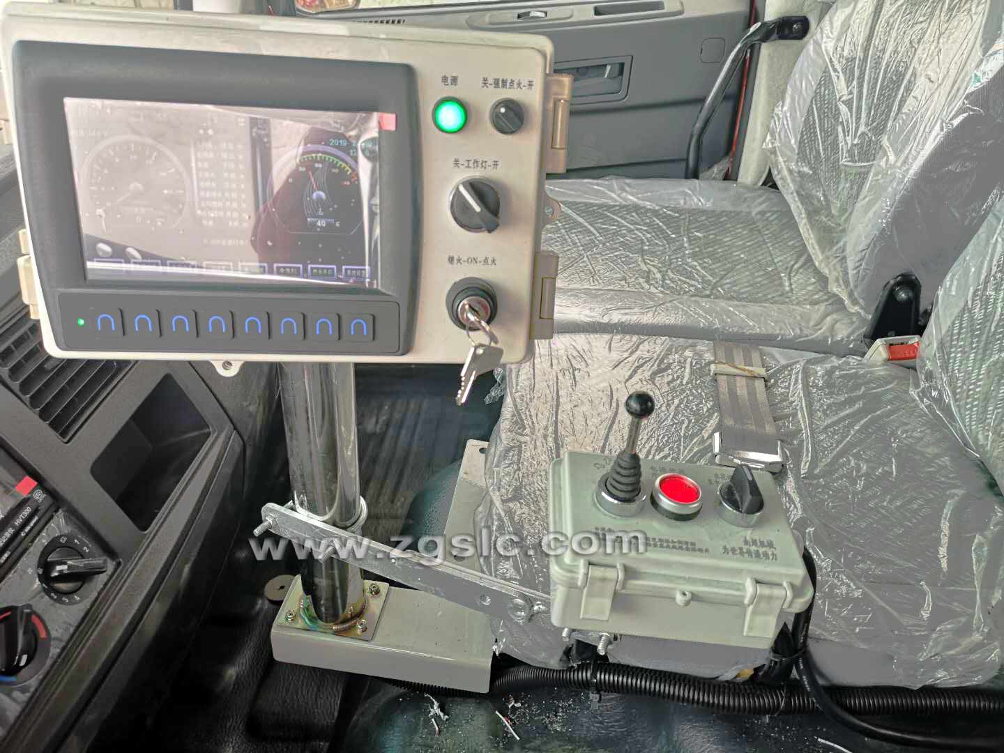 黃牌東風D9洗掃車帶電動高炮(國五)