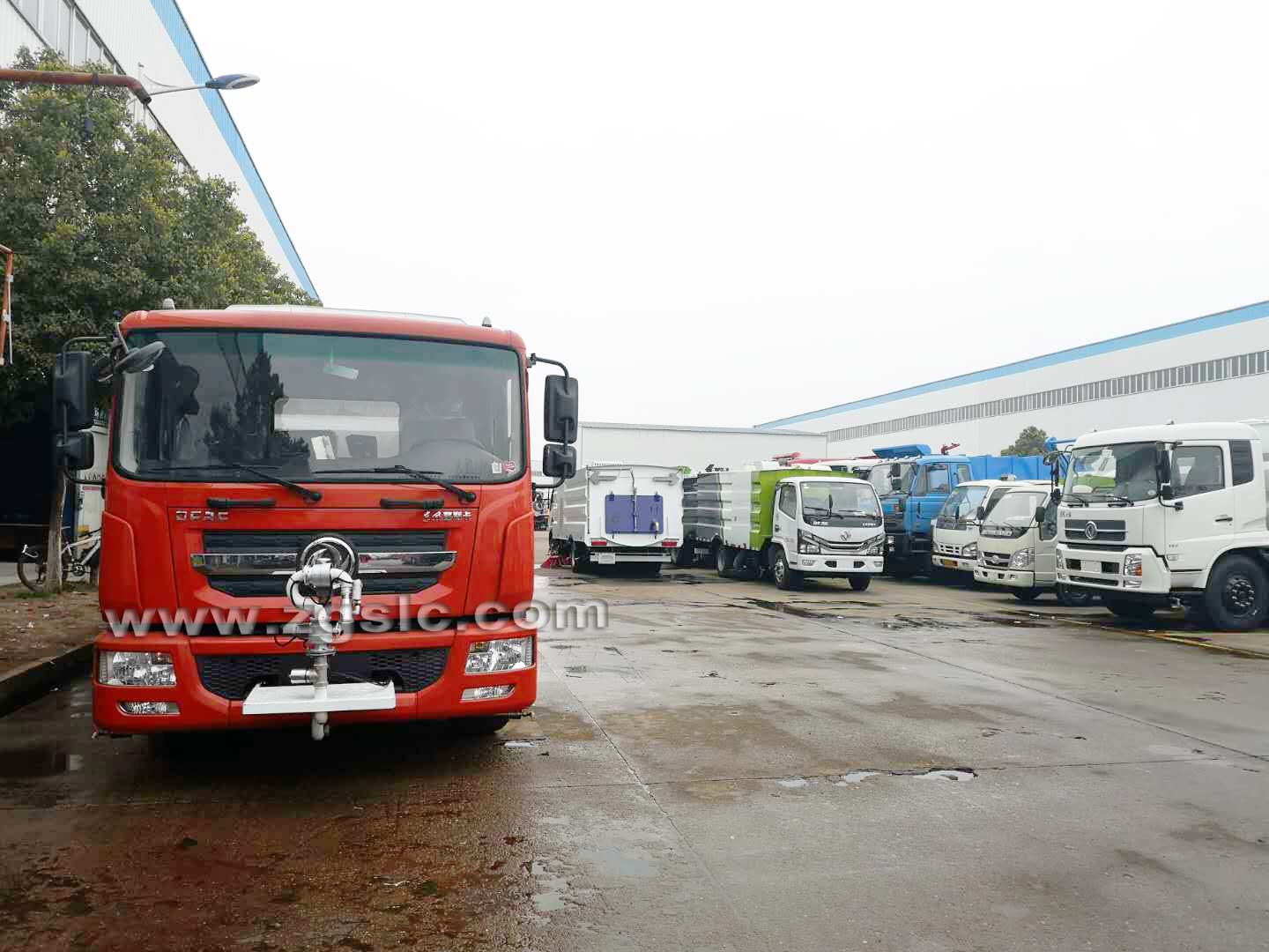 黃牌東風D9洗掃車帶電動高炮(國五)