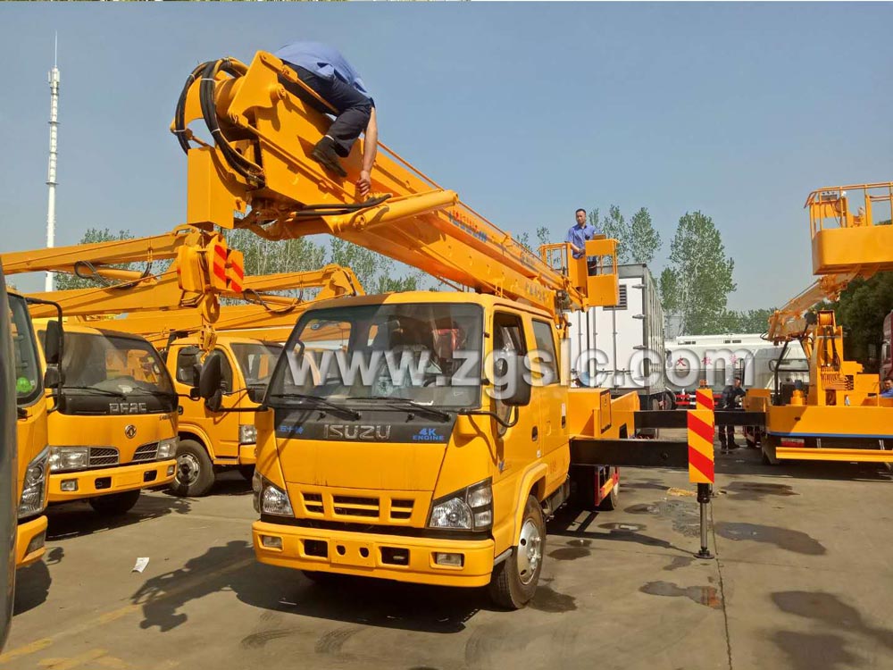 五十鈴雙排高空作業車(國五)