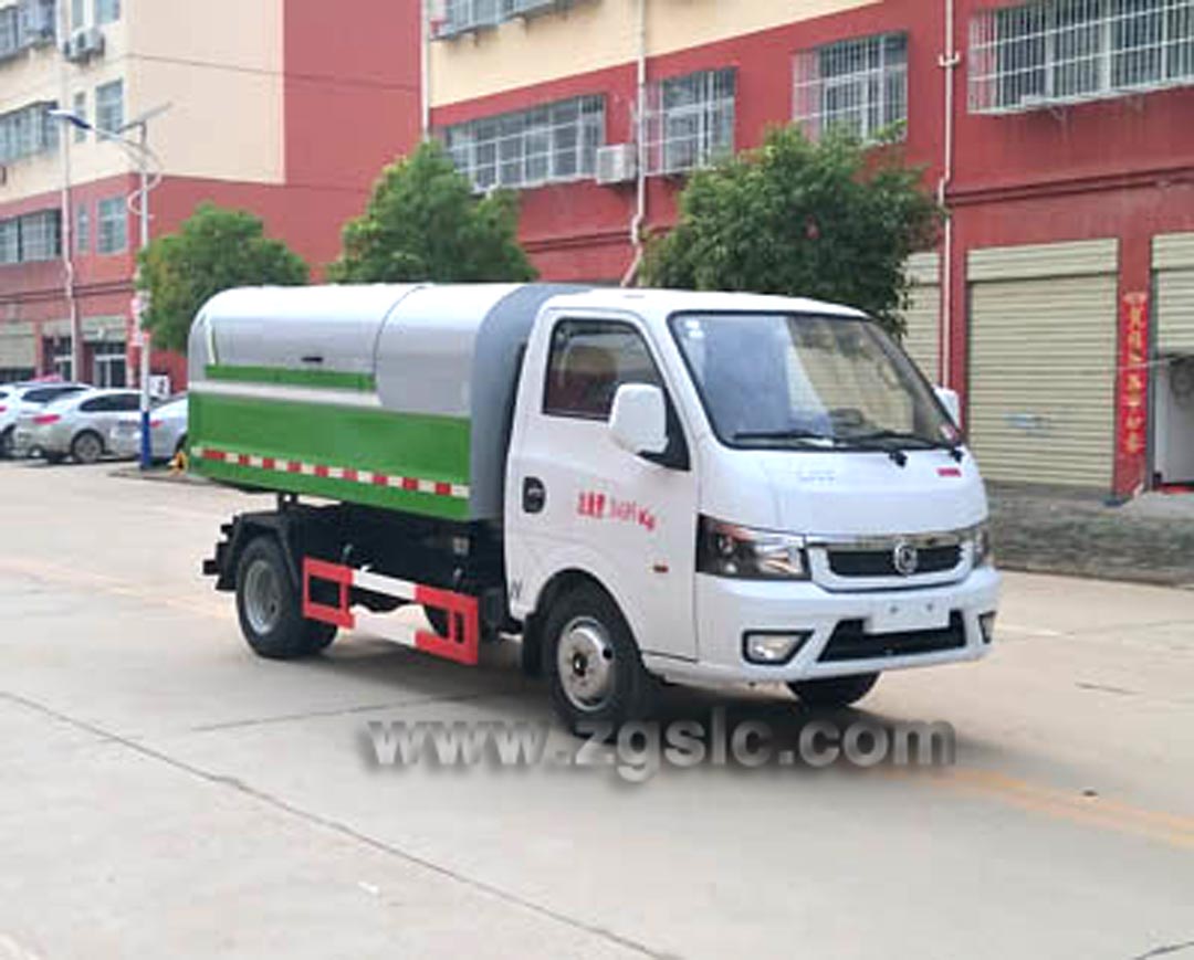 程力集團(tuán)國六東風(fēng)途逸密封式垃圾車