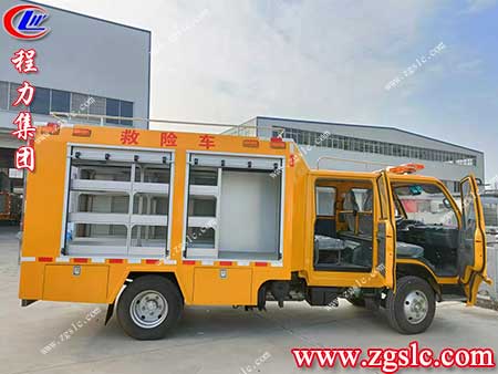 排水防汛最拿手，農業抗旱也能行的程力五十鈴雙排救險車